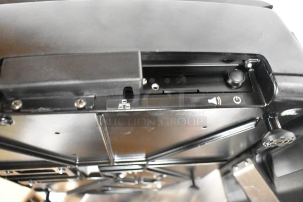 Hobart HWS-4C hand wrap station hot plate with label printing scale, 120V, features visible controls, good condition.