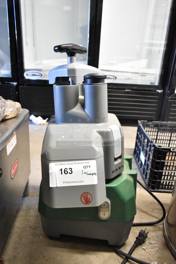 2020 AvaMix 928BASEFP34 food processor, continuous feed head, slicing and grating blades, 120V, good condition.