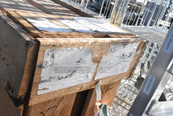 Brand new walk-in door 36"x84", scratch and dent condition, marked 19-RP-36700, in original crate.