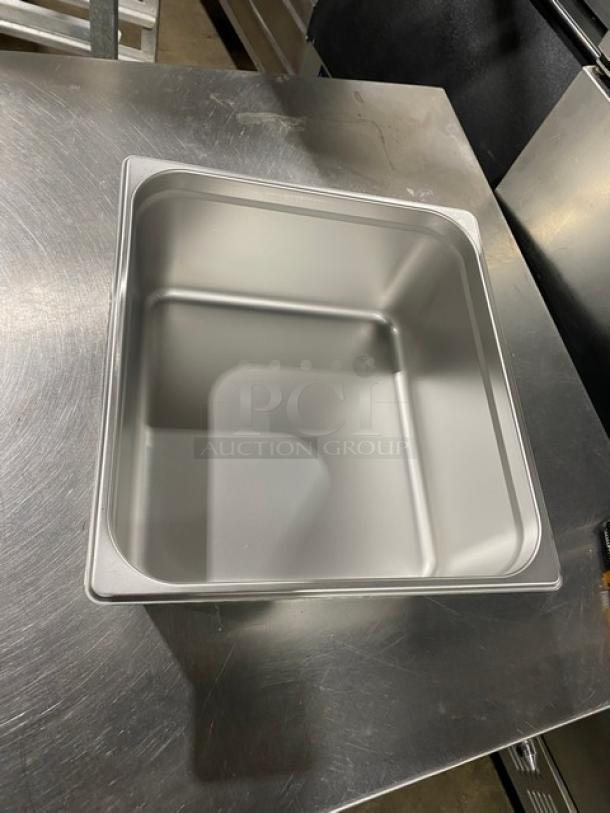 Choice Commercial Stainless Steel 2/3-Size 6" Deep Hotel Pan, Model 4070162. New condition, durable construction.