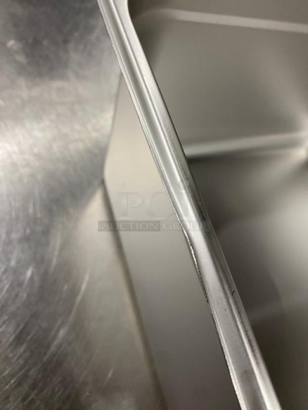 Choice Commercial Stainless Steel 6" Deep Steamtable Pan, Model 4070162, in new condition.