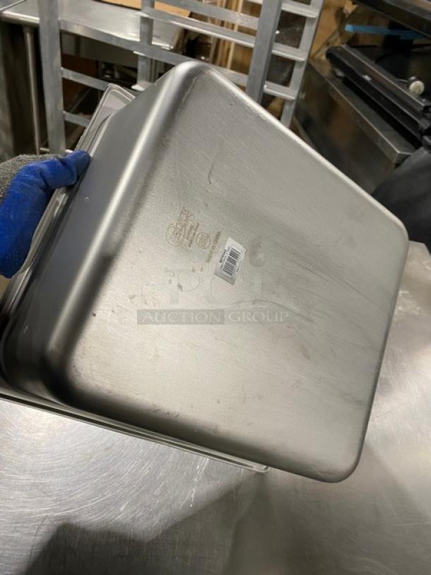 NEW Choice Commercial stainless steel 2/3-size 6" deep hotel pan, model 4070162. Condition: New.