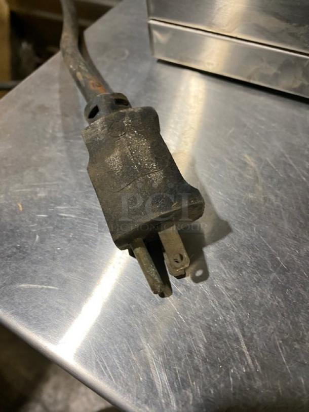 Bunn Commercial Coffee Brewer Plug, model CDBCP35. Used condition, visible wear on electrical plug.
