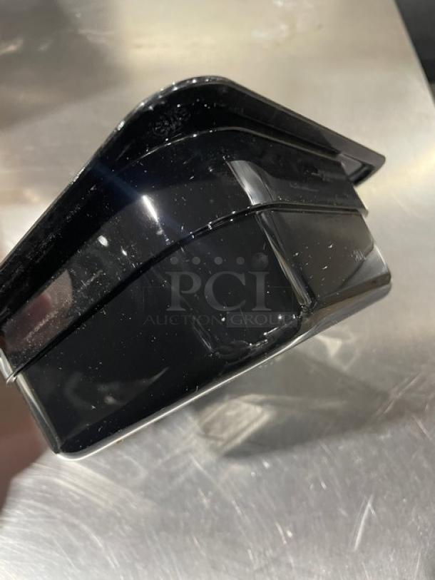 NEW Carlisle Commercial 1/6-Size Black Food Pan, Model 3068303, 2.5" Deep; pristine condition.