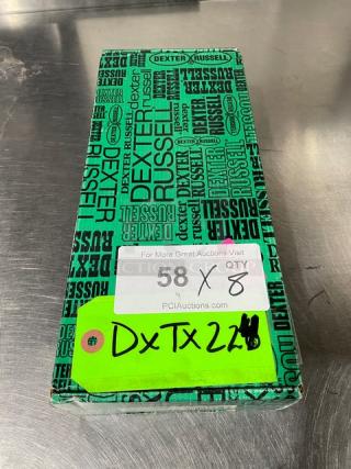 Dexter Russell Prodex Series 6" Curved Super-Flex Boning Knife with black grip, model PDBH131SF-6, in original box.