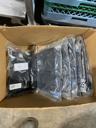 New Chef Revival Executive Chef Pants, black poly/cotton blend, size 5X, model P017BK-5X, packaged in plastic, set of seven.