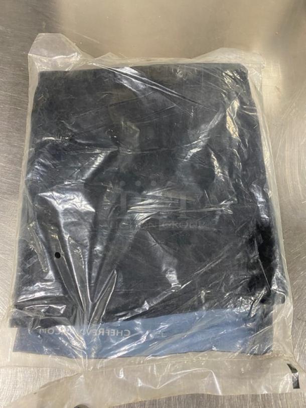 Chef Revival Executive Chef Pants, black, poly/cotton blend, 5X size, Model P017BK-5X, new in packaging.