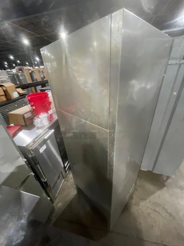 True T23F one-door reach-in freezer, stainless steel, model T23F, serial 13209831, 115V, 1 phase, used condition.