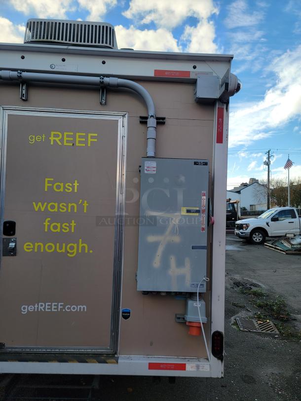 24' Quality food trailer with stainless steel construction. Features Turbo Air refrigeration and NSF-certified equipment.