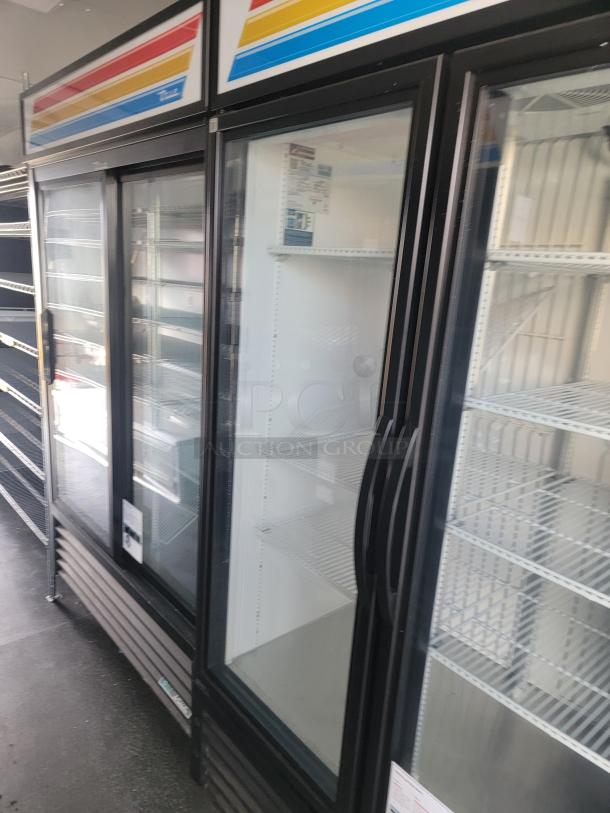 2021 SDG Ghost 20' food trailer interior with True commercial refrigeration units, eco-friendly R290 refrigerant.