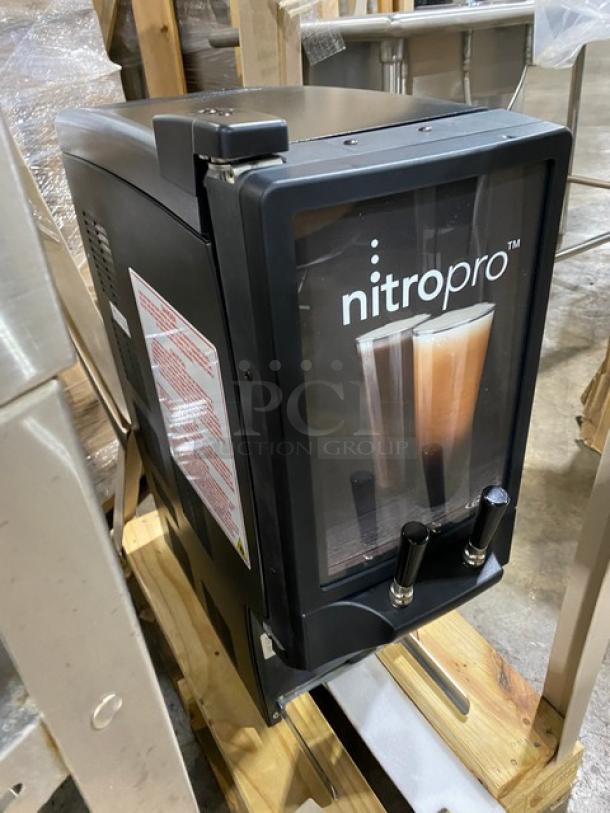 Cornelius Nitro Pro Mini Series countertop cold brew dispenser, model NitroproMini2290, black, electric, new condition.