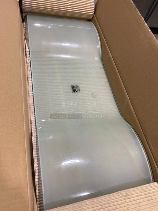Oneida Buffet Euro Series GW2811 clear wave-style glassware in box. New condition with original packaging.