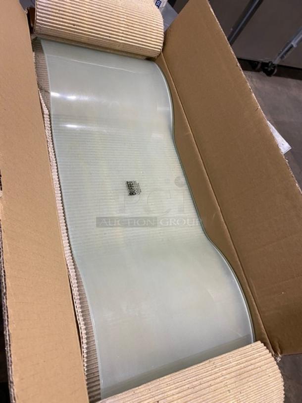 NEW Oneida Buffet Euro Series wave-style glassware, Model GW2811, clear, in original packaging, unused.