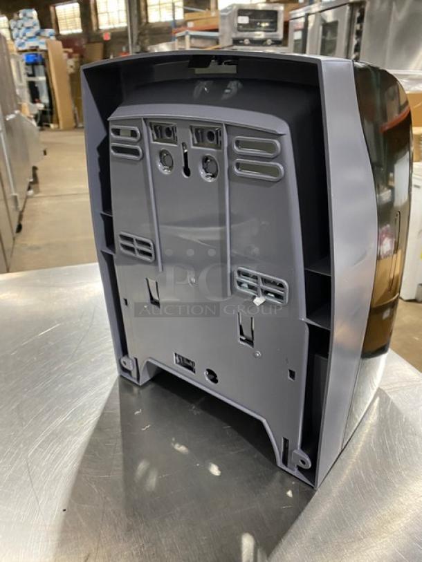 Kimberly Clark Sanitouch Paper Towel Dispenser, Model 09996, smoke black, new condition, commercial series.