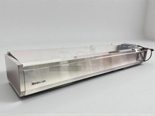 Brand new Turbo Air CTST Series countertop salad/prep table. Flawless condition, stainless steel with 120V power supply.