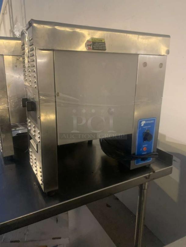 A.J. Antunes & Co. VCT-1000CV vertical contact toaster in superb condition. 208–240V, fully tested and working.