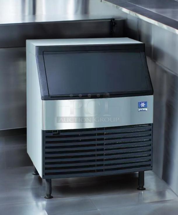 Manitowoc QD0272A undercounter ice maker, excellent condition, stainless steel, 115V, fully tested, self-contained air-cooled.