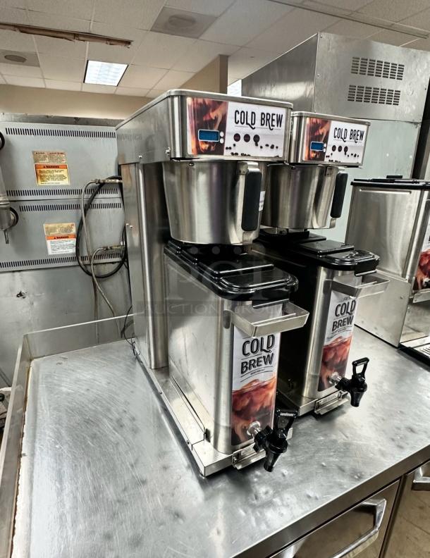 Brand New Newco CLDBR-3.5G Cold Brew Coffee Dispenser, 3.5 Gallon, 120V, NSF Certified. Stainless steel, fully tested.