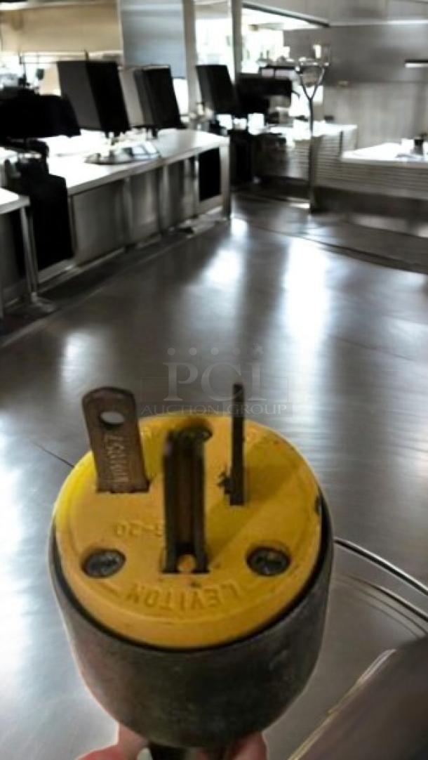 Nemco 6310-2 double solid burner electric hot plate plug, fully tested and working, 208V/240V, excellent condition.