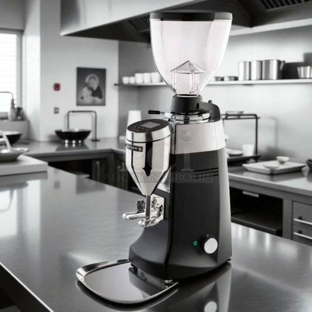 Mazzer 2844RSE Robur S Electronic Espresso Grinder in great condition, tested and working, with visible digital display.