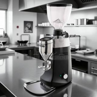Mazzer 2844RSE Robur S Electronic Espresso Grinder in great condition, tested and working, with visible digital display.