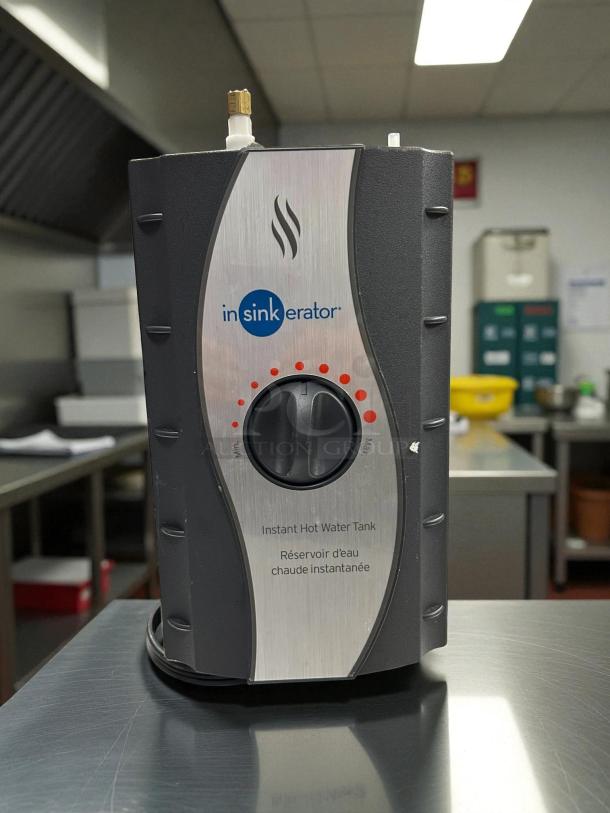 InSinkErator C1300 Instant Hot Water Dispenser, tested and working, 115V, featuring temperature control dial.
