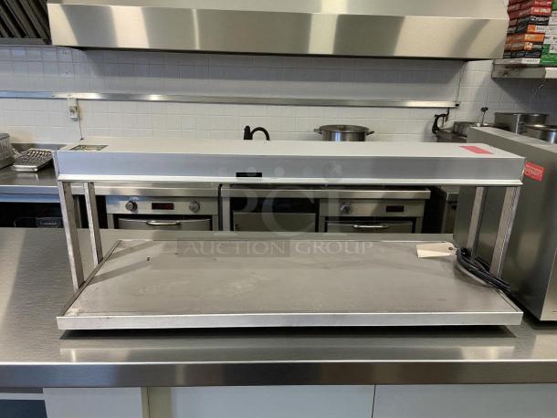 Hatco GRBW-48 Glo-Ray Buffet Warmer, 48", toggle controls, stainless steel, tested and working, 120V, 2040W.