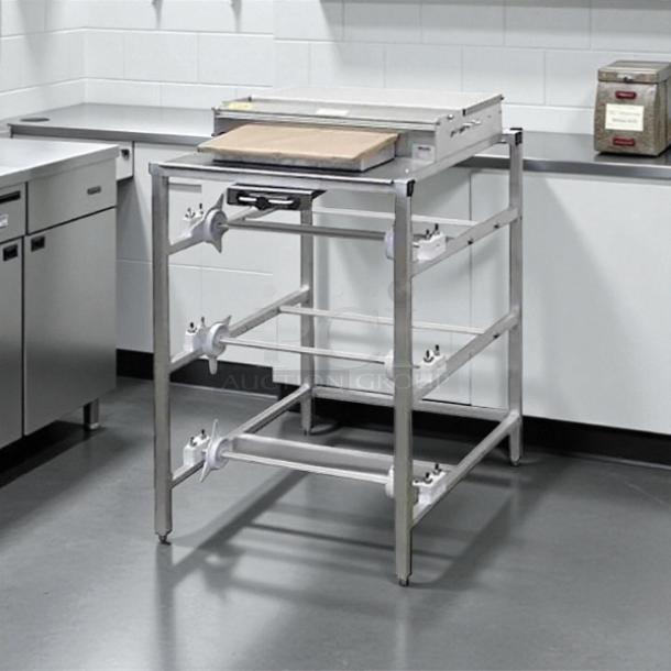 Heat Seal 104A Triple Roll Film Floor Wrapping Machine, 20" wide, 725W, 115V, in great condition and tested.