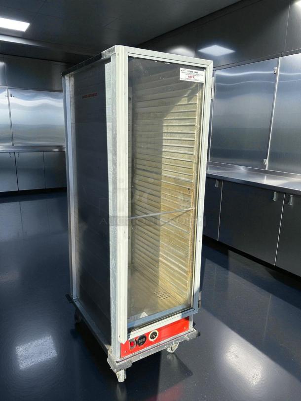 Avantco HEAT-1836 insulated heated holding cabinet, clear door, excellent condition, tested and working, 120V.