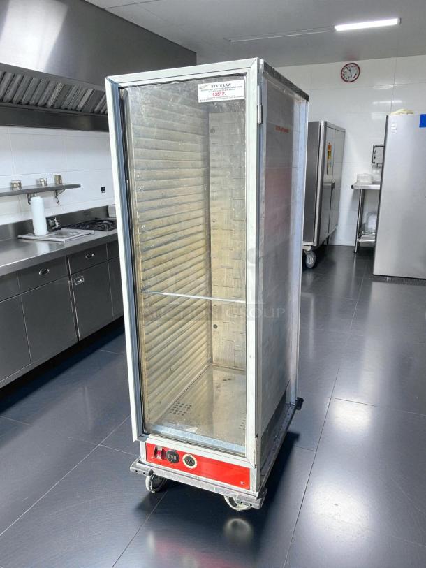 Avantco HEAT-1836 full-size insulated heated holding cabinet, clear door, 120V, excellent condition, tested, working.