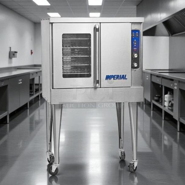 Imperial Range PCVDG-1 Pro Series convection oven, stainless steel, two-door, excellent condition, tested and working.