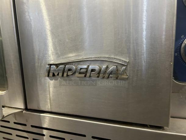 Imperial Range PCVDG-1 Pro Series convection oven, stainless steel, excellent condition, visible logo, tested and working.