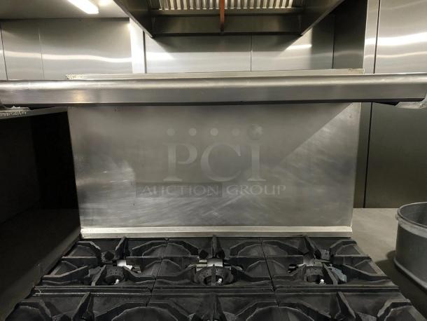 American Range AR-6 36" natural gas 6-burner range with standard oven. Great condition, tested and working.