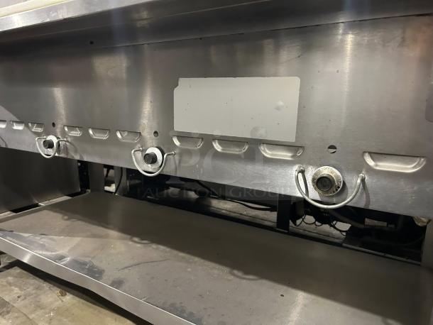 Duke 304 4-Well Aerohot Steamtable, 55-3/8", natural gas, tested and working, in great condition.