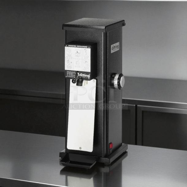 Ditting KR1403 commercial coffee grinder in great condition, featuring operating instructions, tested and working perfectly.