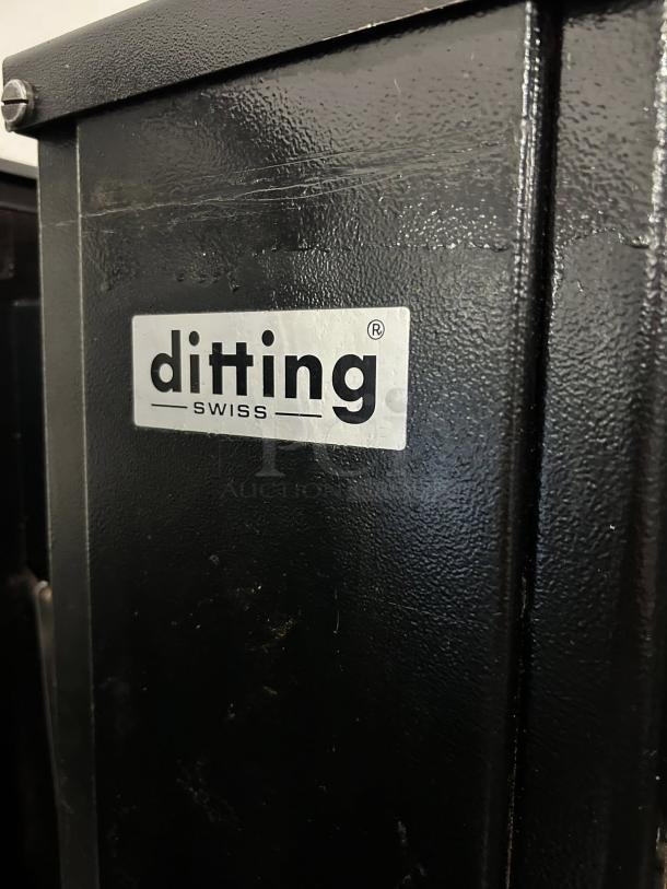 Ditting KR1403 commercial coffee grinder in great condition, black, with visible Ditting brand logo. Tested and working.