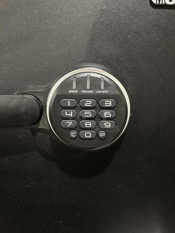 Sentry® Safe Fire-Safe with digital keypad, 1.23 cu ft. Features numeric pad and indicator lights. Great condition.