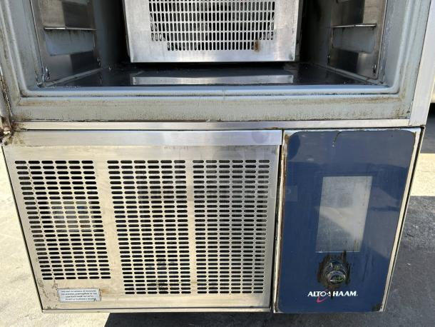 Alto-Shaam QC3-3 Quickchiller, 27" commercial blast chiller, stainless steel, visible wear, tested and working condition.