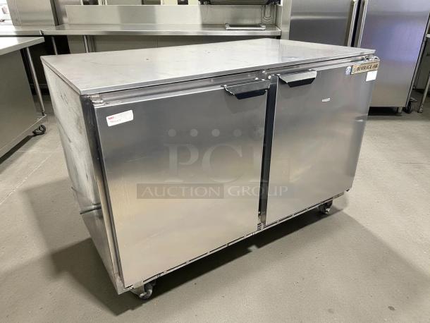 Beverage-Air UCR48AHC 48" undercounter refrigerator in excellent condition, stainless steel finish, tested and working.