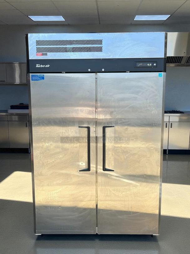 Turbo Air M3F47-2-N M3 Series reach-in freezer, 2-section, stainless steel, excellent condition, tested and working.