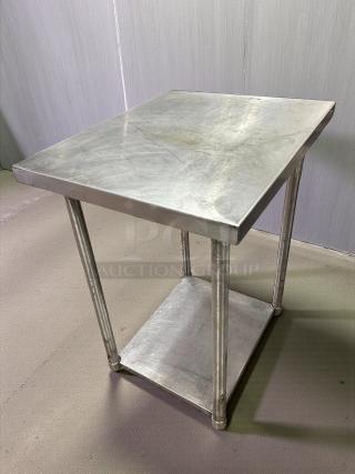 Eagle Group stainless steel worktop table in excellent condition, featuring sturdy construction and durable materials.