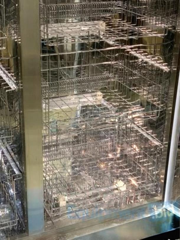 Tang Machinery high-temp drying & sterilizing cabinet. Superb condition, fully tested. Part 2 of 9-piece production line.