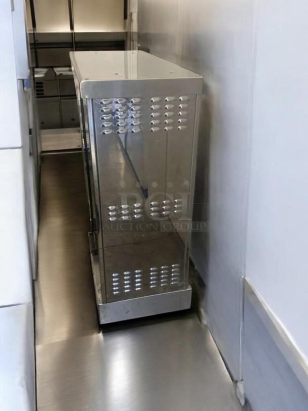 Commercial 2-spit electric chicken rotisserie oven, stainless steel, great condition, fully tested and working.