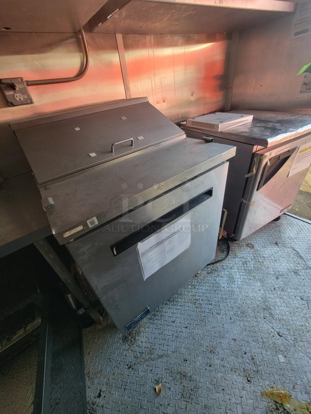 2020 Diamond Cargo 24' Mobile Ghost Kitchen Trailer with commercial equipment, stainless steel appliances, and refrigeration units.