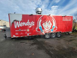 🍗🍦🚀 2022 28' Titanium Cargo Food Trailer - Business Ready!✨ The Ultimate High-Volume Food Truck Package Stop waiting! This custom-built 2022 Titanium Cargo 8.5' x 28' Triple Axle Food Trailer is equipped with top-tier, name-brand commercial kitchen equipment and is ready to operate. Designed for a high-volume fried food concept (perfect for fried chicken, wings, tenders, and fries) with the added bonus of a premium dessert station! The kitchen is fully equipped with top-tier, name-brand appliances for high throughput, featuring a Henny Penny Gas Pressure Fryer and a commercial Gas Griddle for main entrées, supported by a Carter-Hoffmann Crisp 'N Hold for quality food holding. The trailer also includes a high-profit Taylor Soft Serve Machine and multiple modern, low-GWP Turbo air, Migali, True, and Hoshizaki refrigerators and freezers. It's professionally fitted with an Ansul Fire Suppression System and is wired for a large electrical load, making it a turnkey operation ready for immediate business. VIN: 7PLBC2834NM000929 See video link in description below 👇 - Item #1221627