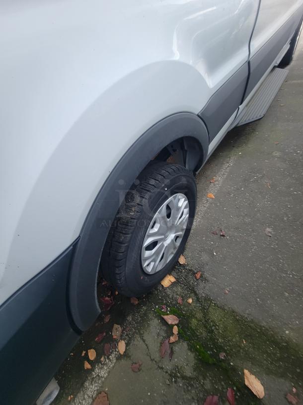 2021 Ford Transit 350 Cargo Van, high roof, low mileage, white exterior. Features a 148-inch wheelbase and SRW.