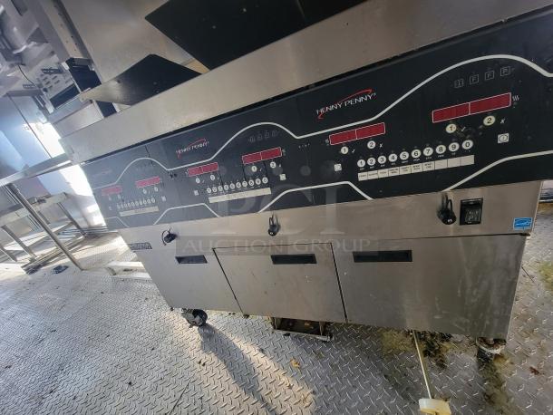 2021 Texino 28-foot food trailer interior with Henny Penny Heated Holding Cabinet, commercial kitchen setup, ready for operation.