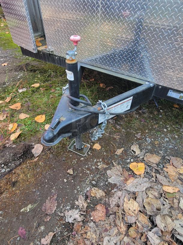 16-foot Quality Food Trailers kitchen trailer hitch, dual-axle, diamond plate detail, excellent condition, 2021 model.