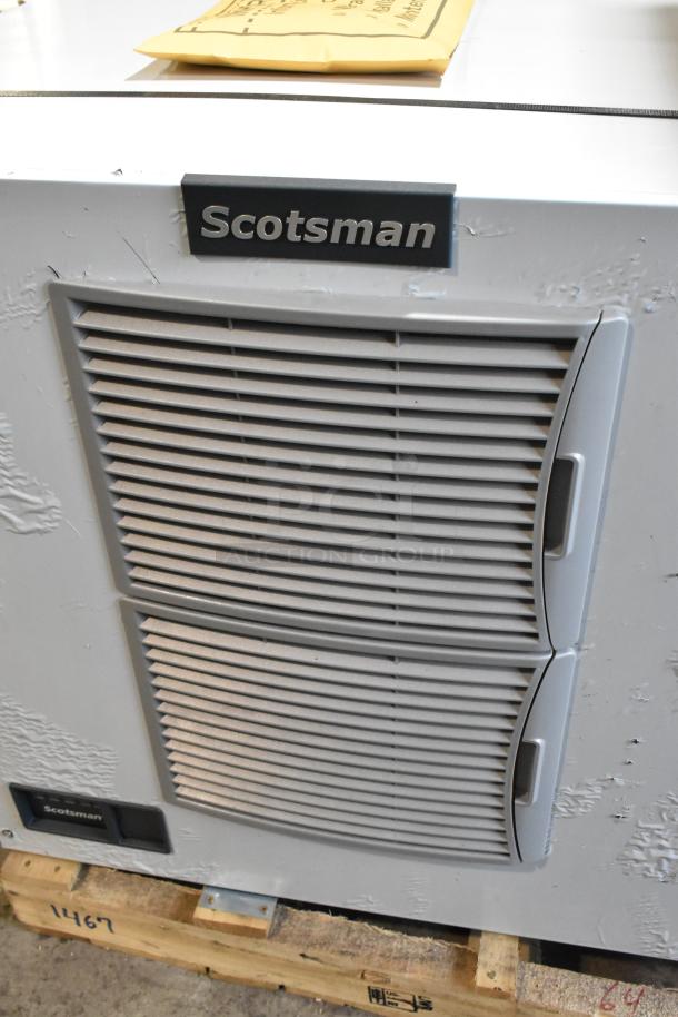 Brand new 2025 Scotsman MC1030SA-32A ice machine, 1077 lb capacity, 208/230V, 1 phase, scratch and dent condition.