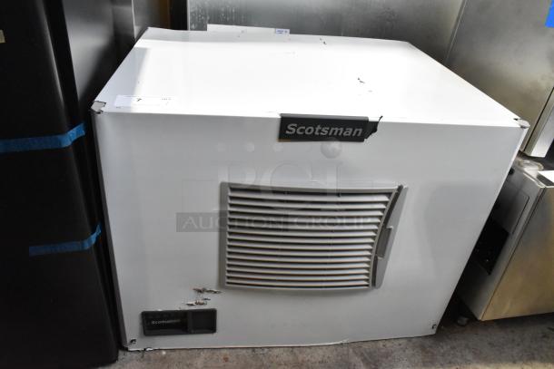 BRAND NEW SCRATCH AND DENT Scotsman MC0330MA-1A Ice Machine, 30", 400 lb capacity, visible scratches, branding on unit.